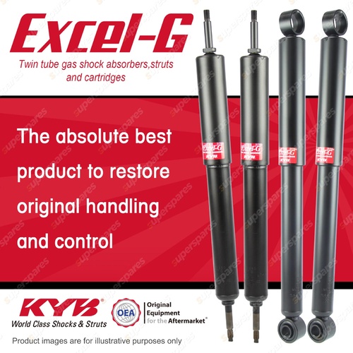 Front + Rear KYB EXCEL-G Shock Absorbers for FORD Maverick I6 D6 4WD All Styles