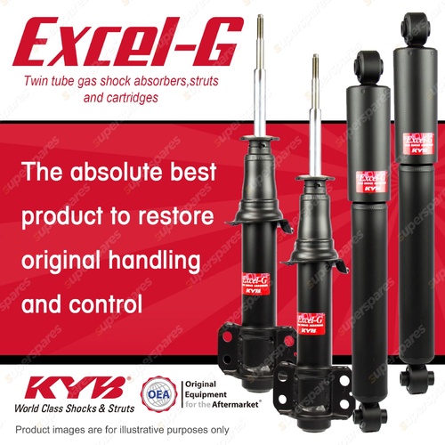 Front + Rear KYB EXCEL-G Shock Absorbers for FORD Territory SY SYII I6 AWD SUV