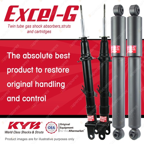 Front + Rear KYB EXCEL-G Shock Absorbers for FORD Territory SYII SZ I6 DT6 RWD