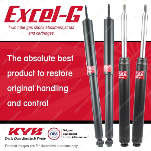 Front + Rear KYB EXCEL-G Shock Absorbers for HOLDEN Astra TR I4 FWD All Styles