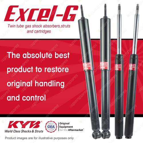 Front + Rear KYB EXCEL-G Shock Absorbers for HOLDEN Calais VL I6 V8 RWD Wagon