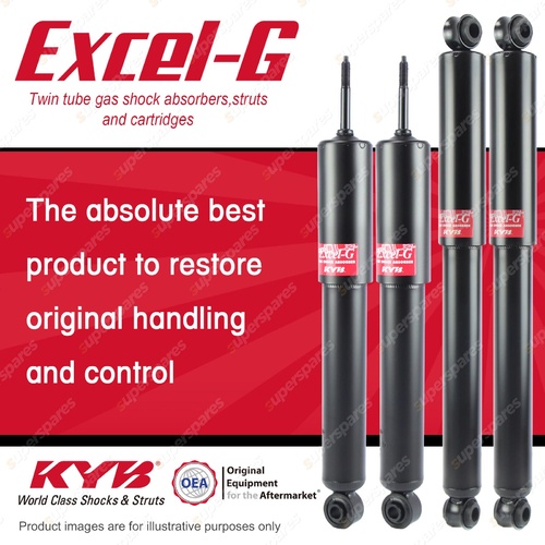 Front + Rear KYB EXCEL-G Shock Absorbers for HOLDEN Colorado RC LCA H9 3.6 V6