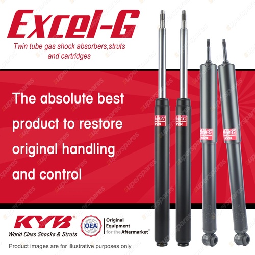 Front + Rear KYB EXCEL-G Shock Absorbers for HOLDEN Commodore VB VC VH VK VL