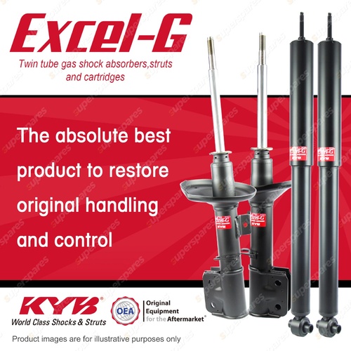 Front + Rear KYB EXCEL-G Shock Absorbers for HOLDEN Commodore VZ V6 V8 Sedan SV6