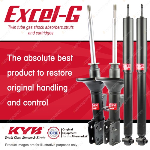 F + R KYB EXCEL-G Shock Absorbers for HOLDEN Commodore Lowered VR VS VT VX VY