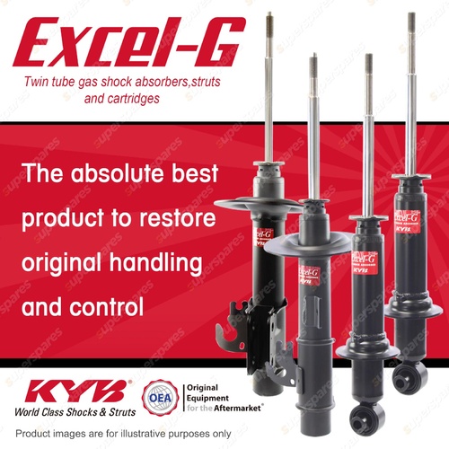 Front + Rear KYB EXCEL-G Shock Absorbers for HOLDEN Commodore Lowered VE Sedan