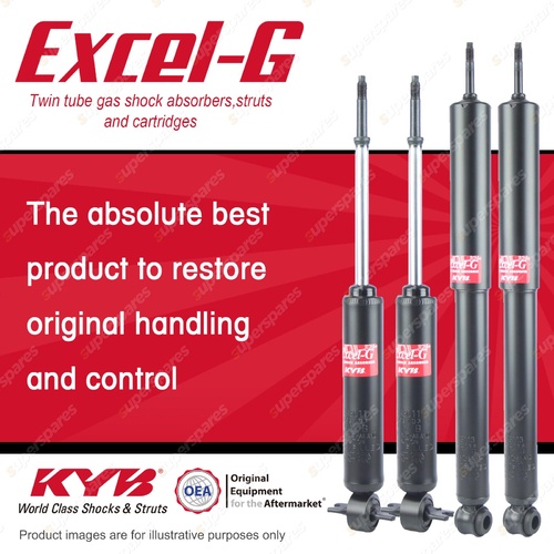 Front + Rear KYB EXCEL-G Shock Absorbers for HOLDEN Monaro HK 327 cu.in 5.4 V8