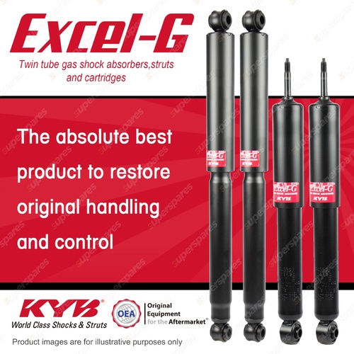 Front + Rear KYB EXCEL-G Shock Absorbers for HOLDEN Rodeo TFS 4WD All