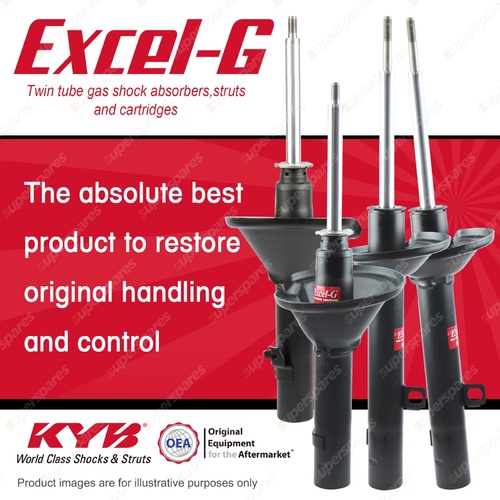 Front + Rear KYB EXCEL-G Shock Absorbers for HONDA Accord AC AD I4 FWD Sedan