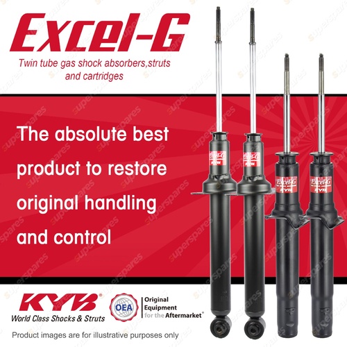 Front + Rear KYB EXCEL-G Shock Absorbers for HONDA Accord CK1 CK2 FWD Sedan