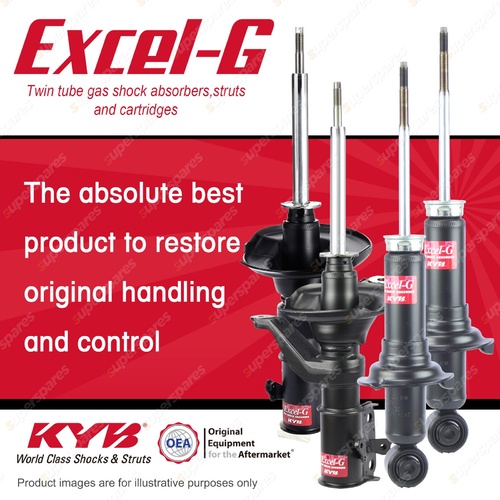 Front + Rear KYB EXCEL-G Shock Absorbers for HONDA Civic EU3 ES1 I4 FWD