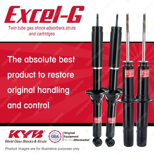 Front + Rear KYB EXCEL-G Shock Absorbers for HONDA CRV RD1 B20B 2.0 I4 4WD SUV