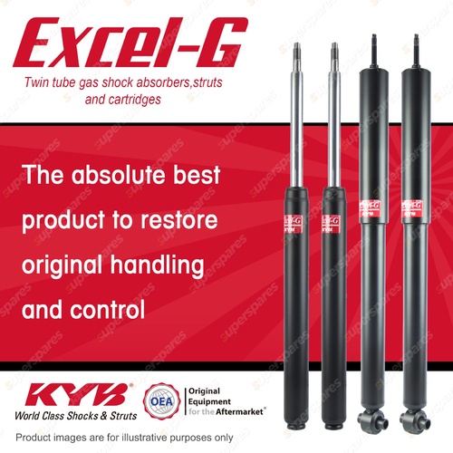 Front + Rear KYB EXCEL-G Shock Absorbers for HSV Clubsport VP 5.0 V8 RWD Sedan