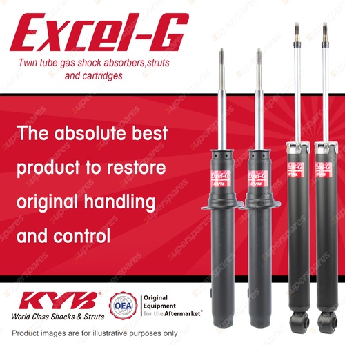 Front + Rear KYB EXCEL-G Shock Absorbers for HYUNDAI Sonata NF FWD Sedan