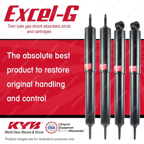 Front + Rear KYB EXCEL-G Shock Absorbers for LAND ROVER Discovery Series 1 4WD