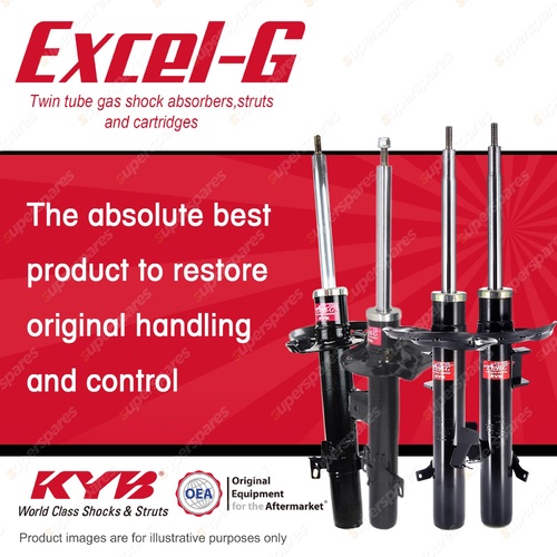 Front + Rear KYB EXCEL-G Shock Absorbers for LAND ROVER Freelander 2 4WD SUV