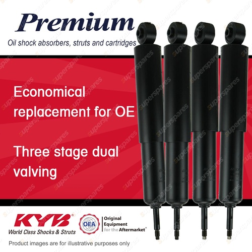 Front + Rear KYB PREMIUM Shock Absorbers for LAND ROVER Range Rover V8 4WD SUV