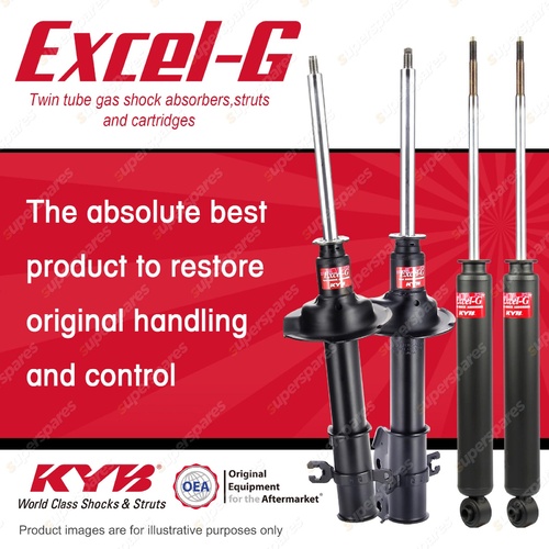 Front + Rear KYB EXCEL-G Shock Absorbers for MAZDA CX-7 ER I4 AWD FWD SUV