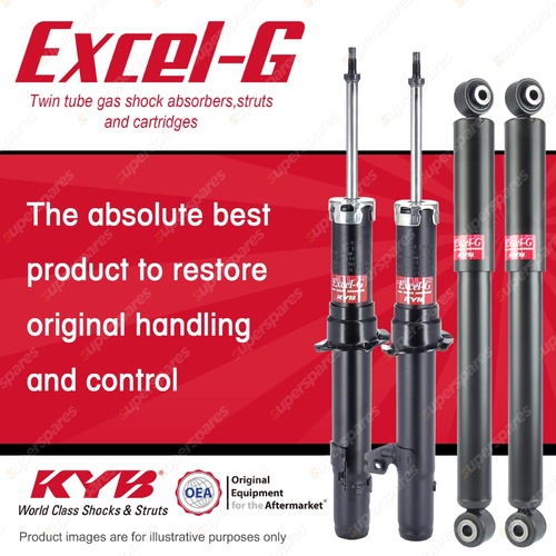 Front + Rear KYB EXCEL-G Shock Absorbers for MAZDA 6 GH I4 FWD All Styles