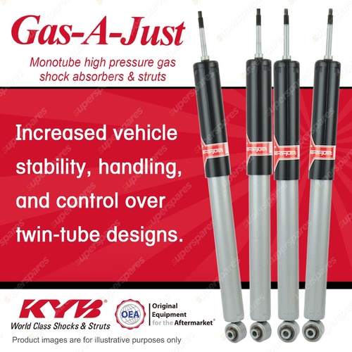 F+R KYB GAS-A-JUST Monotube Shock Absorbers for MERCEDES BENZ M111 SLK200 SLK230