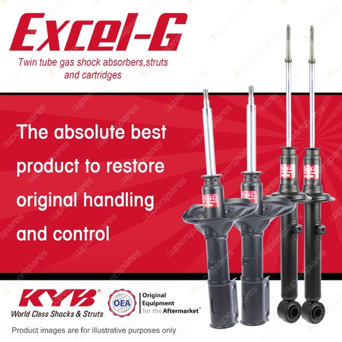 Front + Rear KYB EXCEL-G Shock Absorbers for MITSUBISHI Galant HH VR4 4G63 2.0