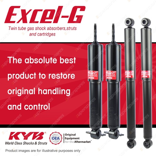 Front + Rear KYB EXCEL-G Shock Absorbers for MITSUBISHI L300 Express SC SD SE