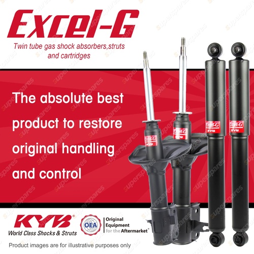 Front + Rear KYB EXCEL-G Shock Absorbers for MITSUBISHI Magna TE TF TH TJ V6 FWD