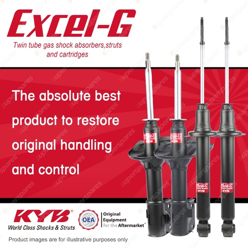 F + R KYB EXCEL-G Shock Absorbers for MITSUBISHI Verada KE KF KH KJ KL Sedan