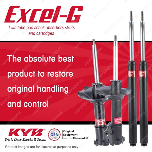 Front + Rear KYB EXCEL-G Shock Absorbers for NISSAN Maxima J30 VG30E 3.0 V6 FWD