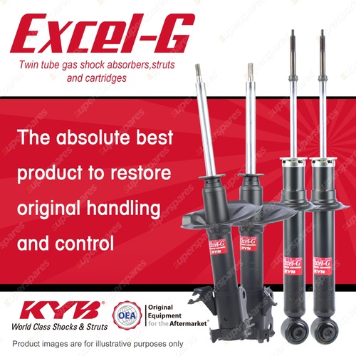 Front + Rear KYB EXCEL-G Shock Absorbers for NISSAN Maxima A33 VG30DE 3.0 V6 FWD