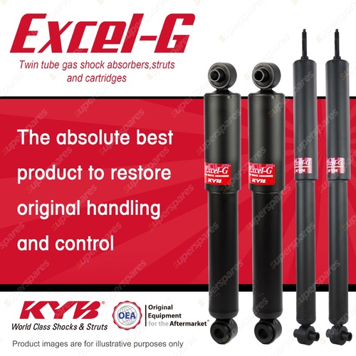 Front + Rear KYB EXCEL-G Shock Absorbers for NISSAN Nomad C22 Z24 2.4 RWD Wagon