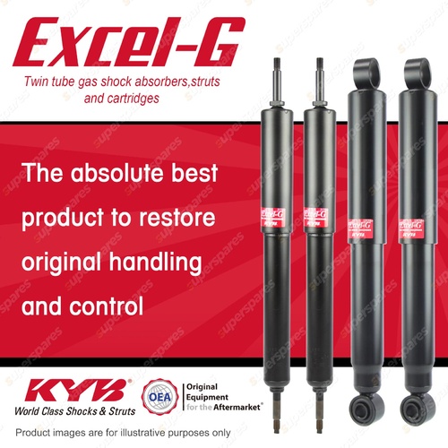 Front + Rear KYB EXCEL-G Shock Absorbers for NISSAN Patrol GU GU VI Y61