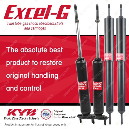 Front + Rear KYB EXCEL-G Shock Absorbers for NISSAN Ute XFN 250 4.1 I6 RWD Ute