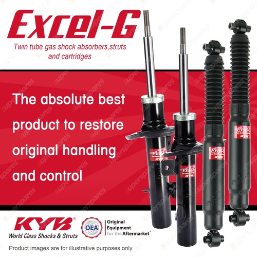 Front + Rear KYB EXCEL-G Shock Absorbers for PEUGEOT 207 5FW 9HZ 5FS 9HR Wagon