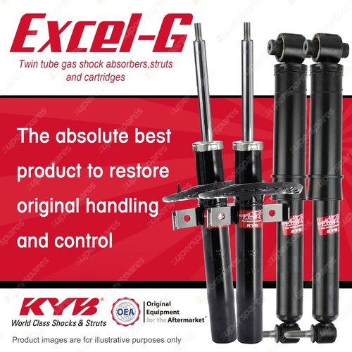 Front + Rear KYB EXCEL-G Shock Absorbers for RENAULT Megane X84 I4 DT4 FWD All