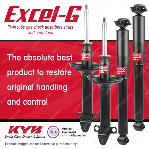 Front + Rear KYB EXCEL-G Shock Absorbers for SUBARU Brumby AU5 EA81 1.8 F4 4WD