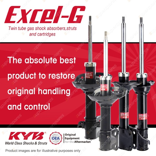 Front + Rear KYB EXCEL-G Shock Absorbers for SUBARU Impreza GG9 GGE G11 F4