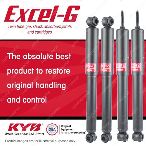 Front + Rear KYB EXCEL-G Shock Absorbers for SUZUKI L-Series LJ50 LJ50 0.5 I3