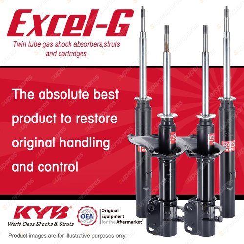 Front + Rear KYB EXCEL-G Shock Absorbers for SUZUKI Swift SF413 Gti G13B 1.3 I4