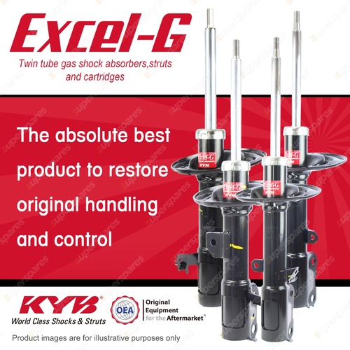 Front + Rear KYB EXCEL-G Shock Absorbers for TOYOTA Aurion GSV50R Sportivo 3.5