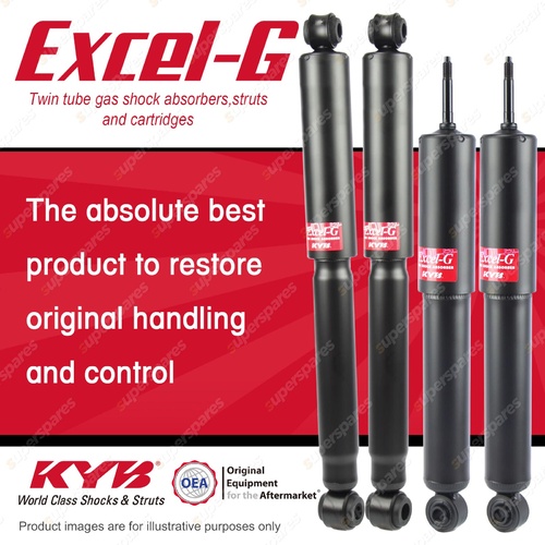 Front + Rear KYB EXCEL-G Shock Absorbers for TOYOTA Hiace LH103R LH113R LH125R