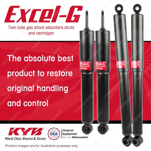 Front + Rear KYB EXCEL-G Shock Absorbers for TOYOTA Hiace TRH201 TRH221 TRH223