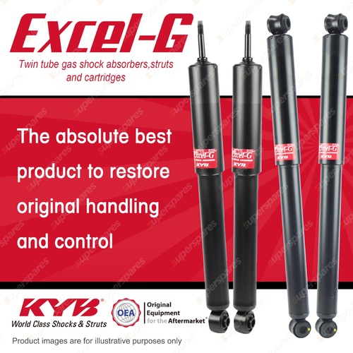 Front + Rear KYB EXCEL-G Shock Absorbers for TOYOTA Hilux RN46 LN46 4WD