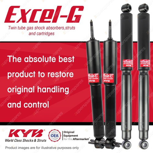 F + R KYB EXCEL-G Shock Absorbers for TOYOTA Hilux LN147 RZN147 RZN149 RZN154