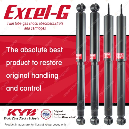 F + R KYB EXCEL-G Shock Absorbers for TOYOTA Landcruiser HJ75 FJ75 HZJ75 FZJ75