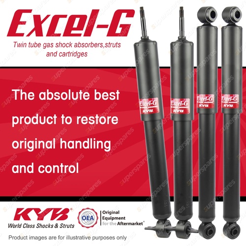 Front + Rear KYB EXCEL-G Shock Absorbers for TOYOTA Spacia SR40 3SFE 2.0 I4 RWD