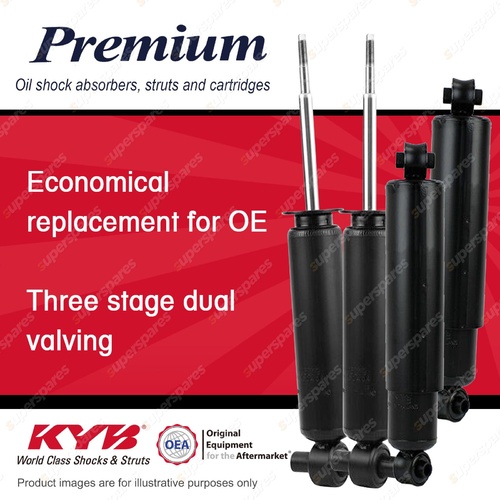 Front + Rear KYB PREMIUM Shock Absorbers for VOLKSWAGEN Caravelle T3 RWD 4WD