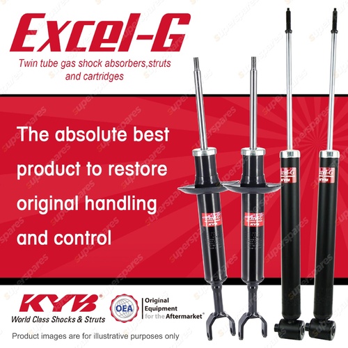 Front + Rear KYB EXCEL-G Shock Absorbers for VOLKSWAGEN Passat 3B I4 FWD Sedan