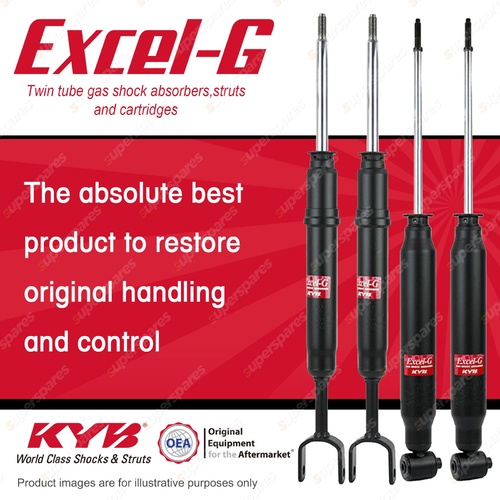 Front + Rear KYB EXCEL-G Shock Absorbers for VOLKSWAGEN Passat 3B V6 FWD 4WD