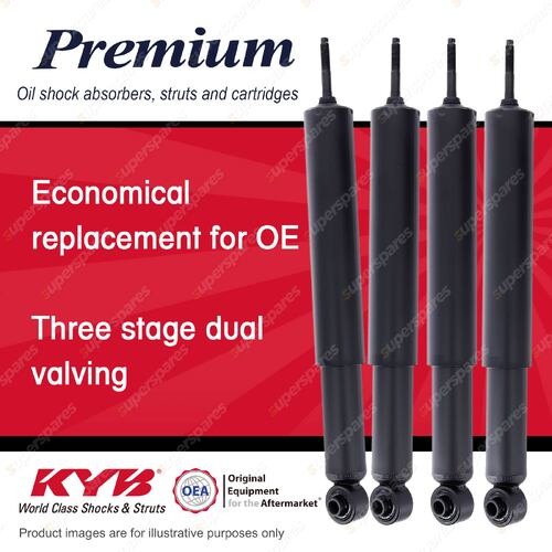 Front + Rear KYB Premium Shock Absorbers for Mercedes Benz MB100D MB140 MB140D